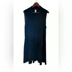 Olivia Blu Women’s Vest / Knee Length Cardigan, size Medium